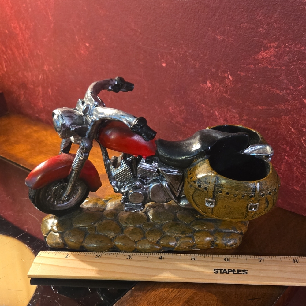 DWK Motorcycle Salt & Pepper Shaker Holder - Shakers Not Included